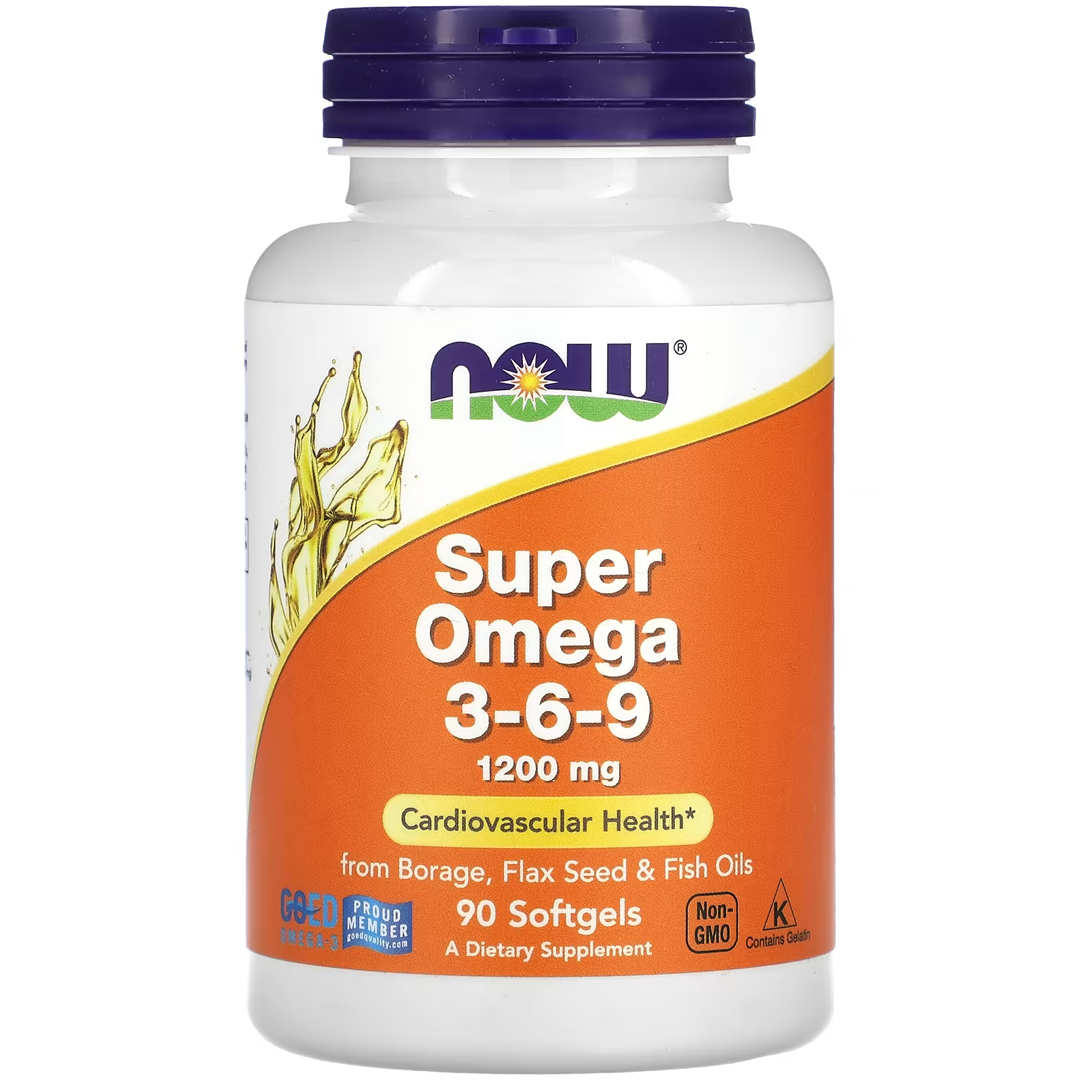 NOW SUPER OMEGA 3-6-9 1200MG 90 SGELS