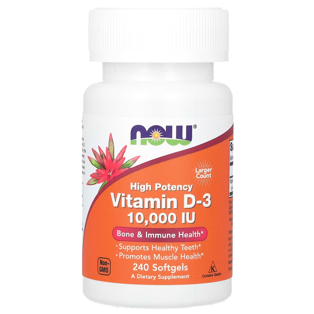 NOW VIT D-3 10,000 IU 240 SGELS
