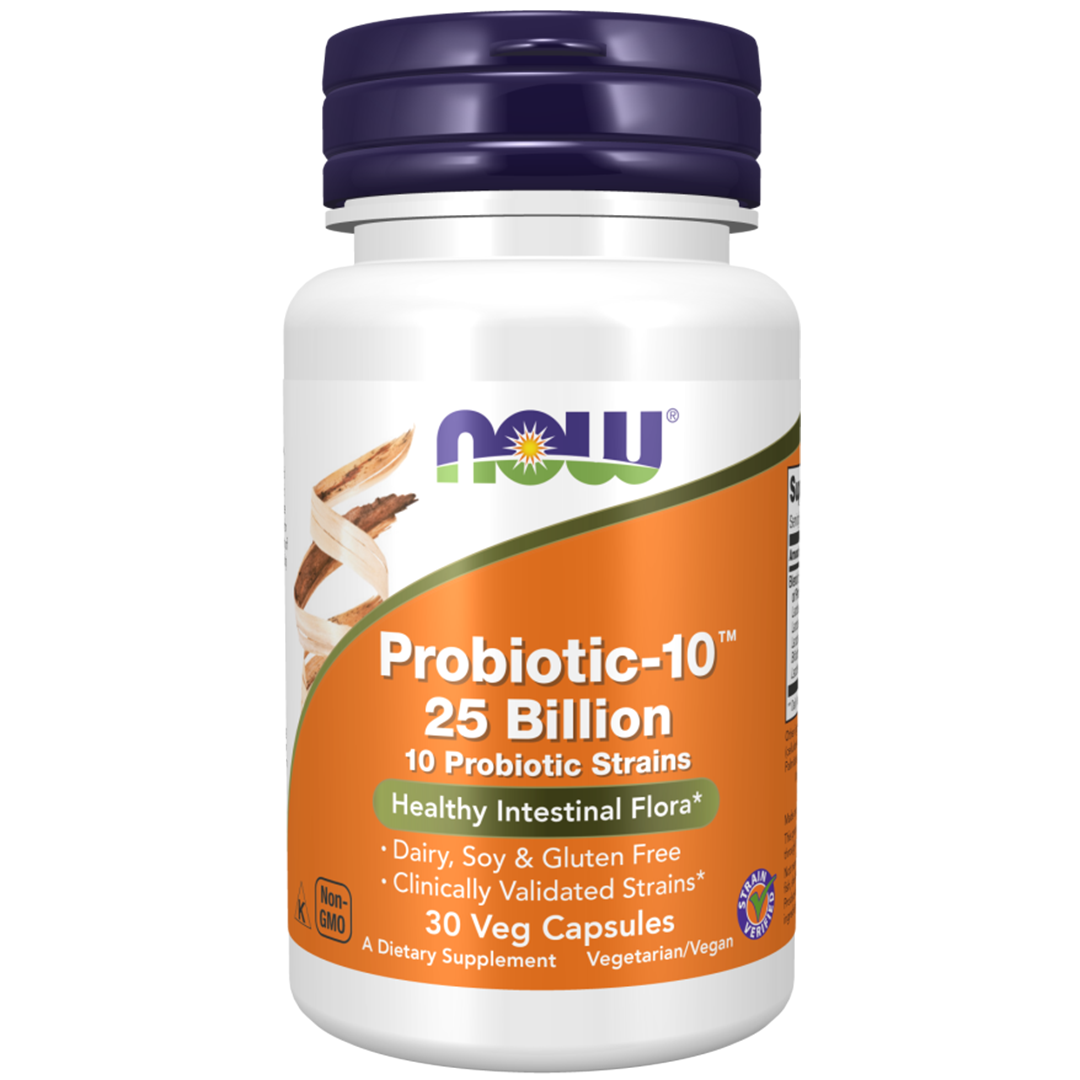 NOW PROBIOTIC-10 25 მილიარდი 30 VCAPS