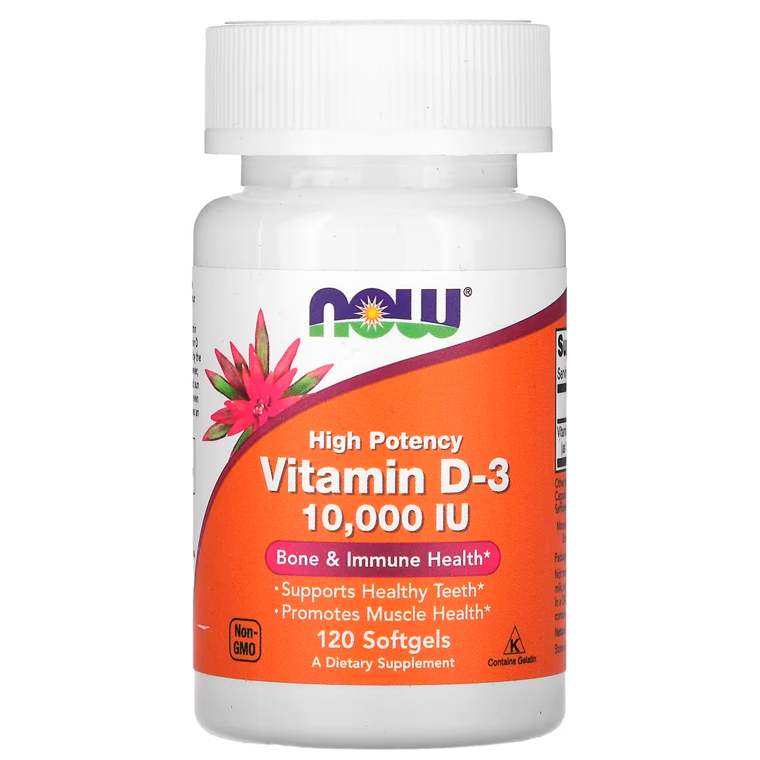 NOW VIT D-3 10,000 IU 120 SGELS