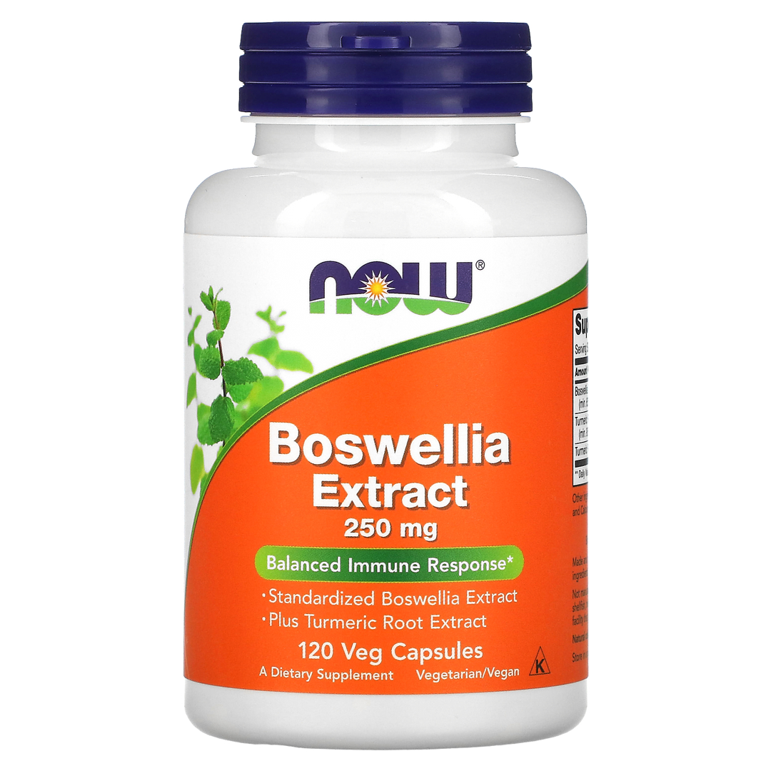 NOW BOSWELLIA EXTRACT 250 მგ 120 VEG CAPS