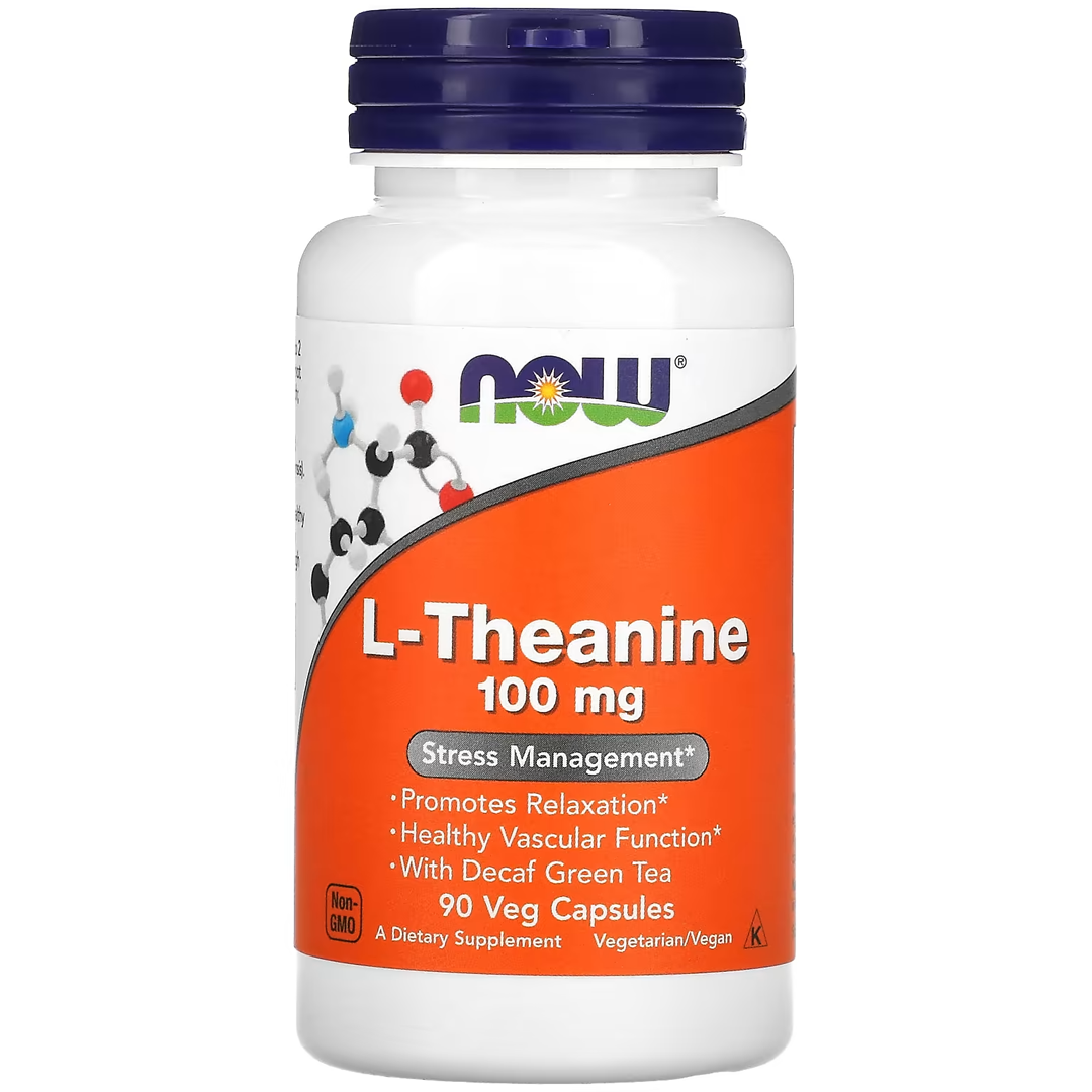 NOW THEANINE 100MG 90 VCAPS