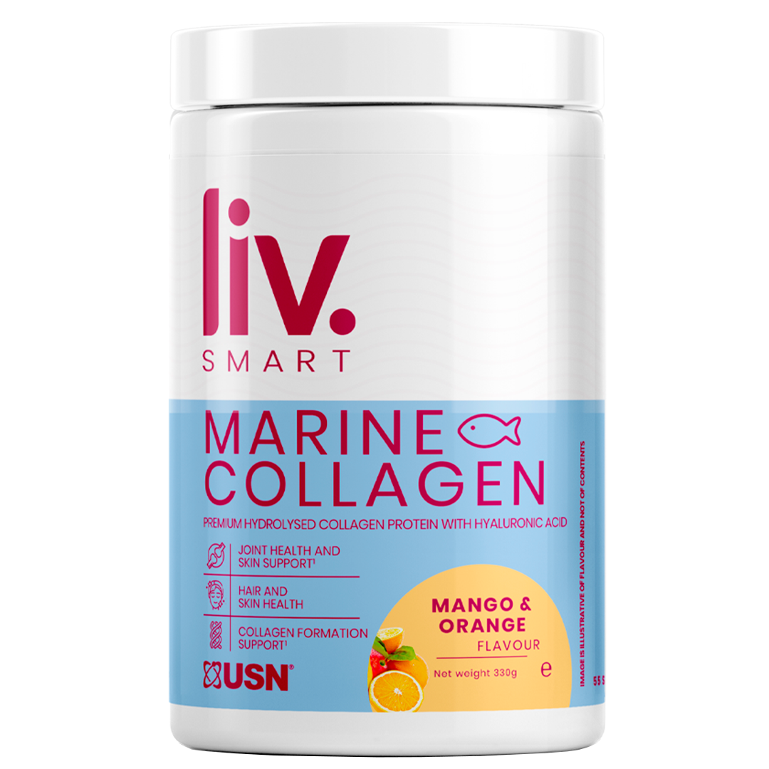 USN Liv.Smart Marine Collagen Mango Orange 330გრ