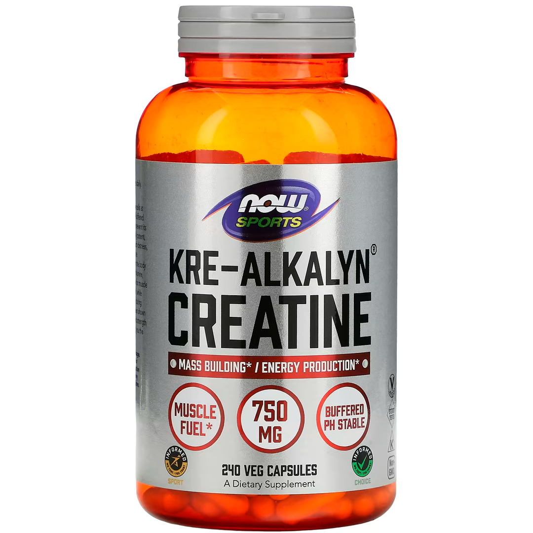NOW Kre-Alkalyn(R) Creatine 750 მგ 240 CAPS