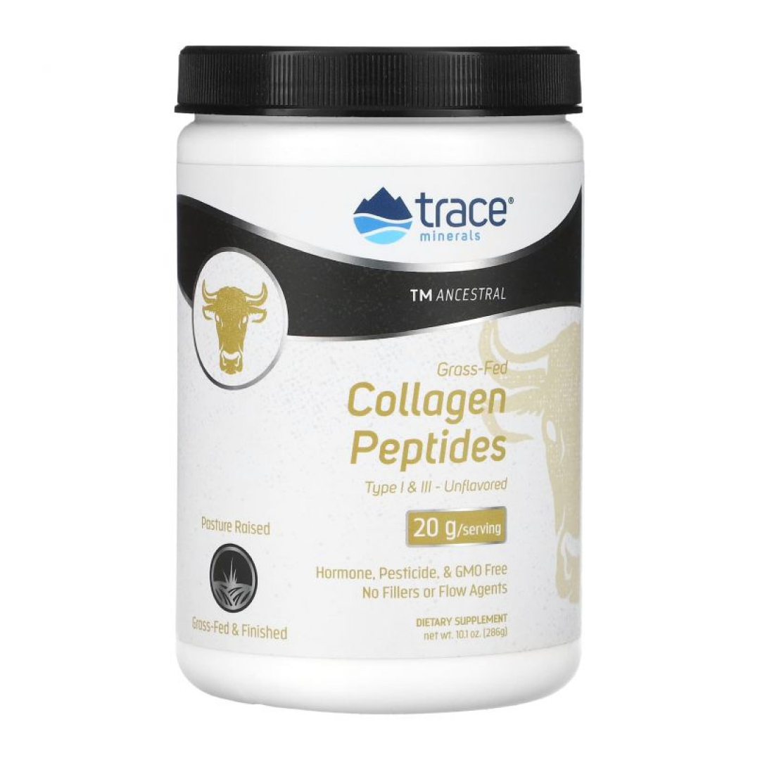 TRACE Minerals Ancestral Collagen Powder 14 სერვირების ქილა