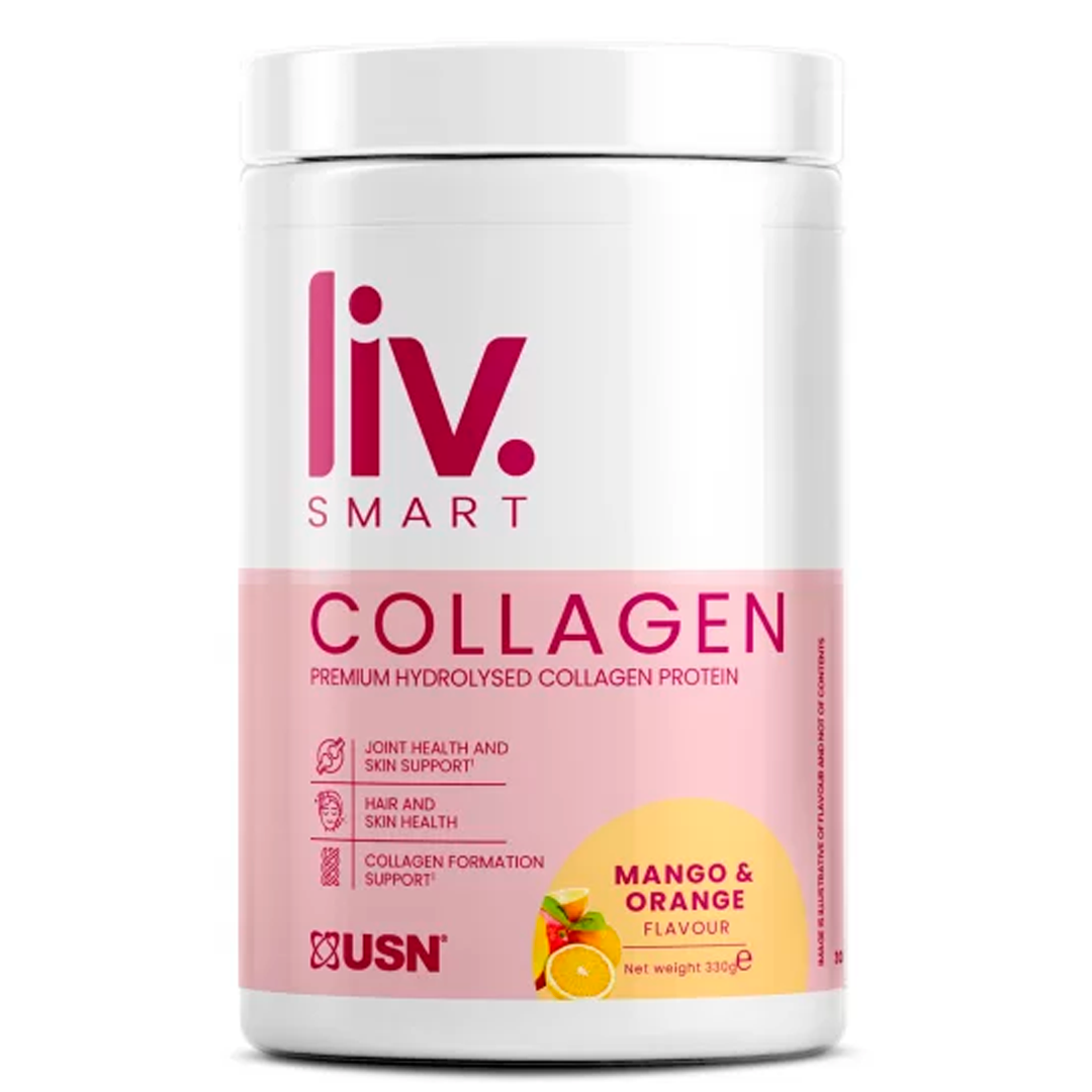 USN Liv.Smart Collagen Mango Orange 330გრ