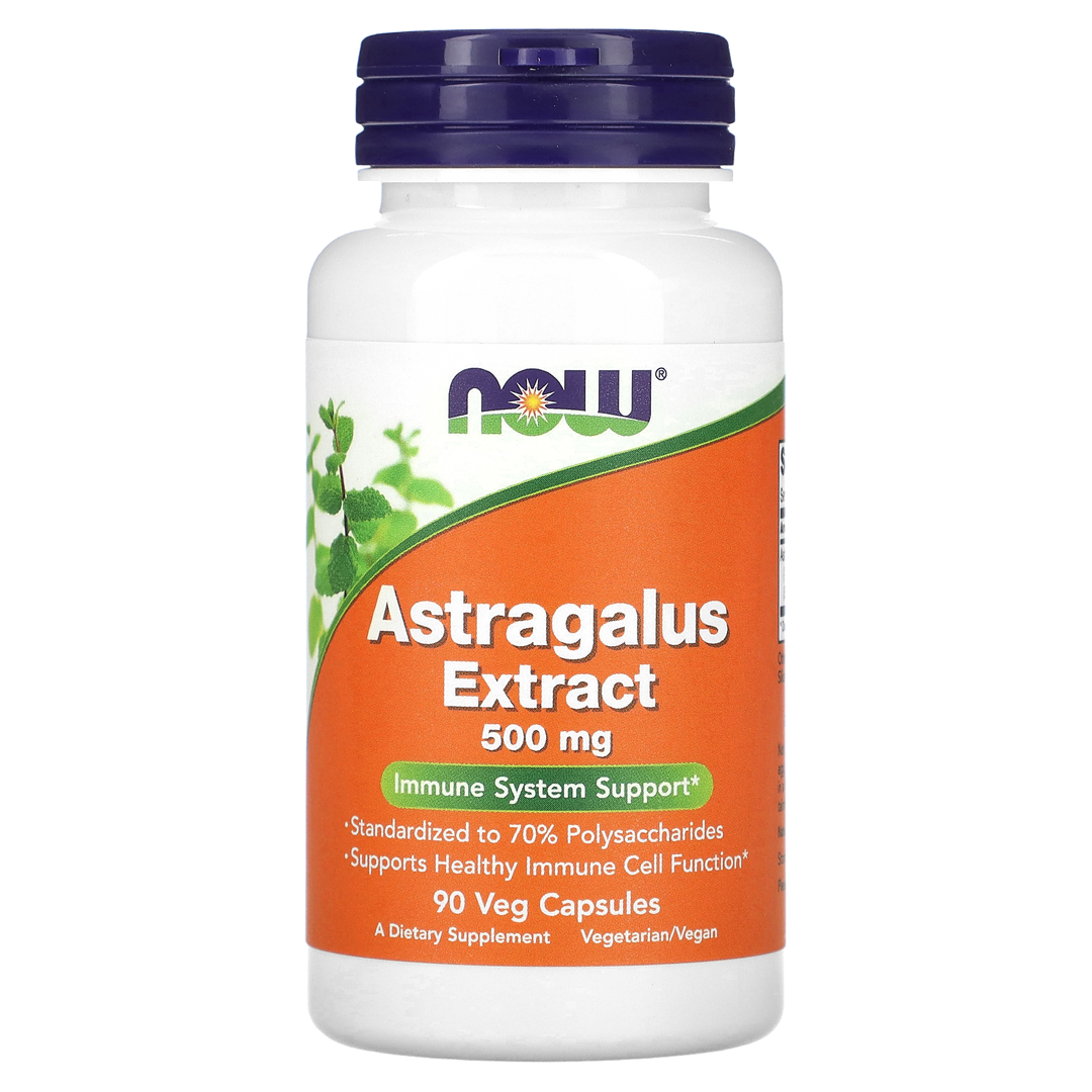 NOW ASTRAGALUS 70% EXT 500MG 90 VCAPS