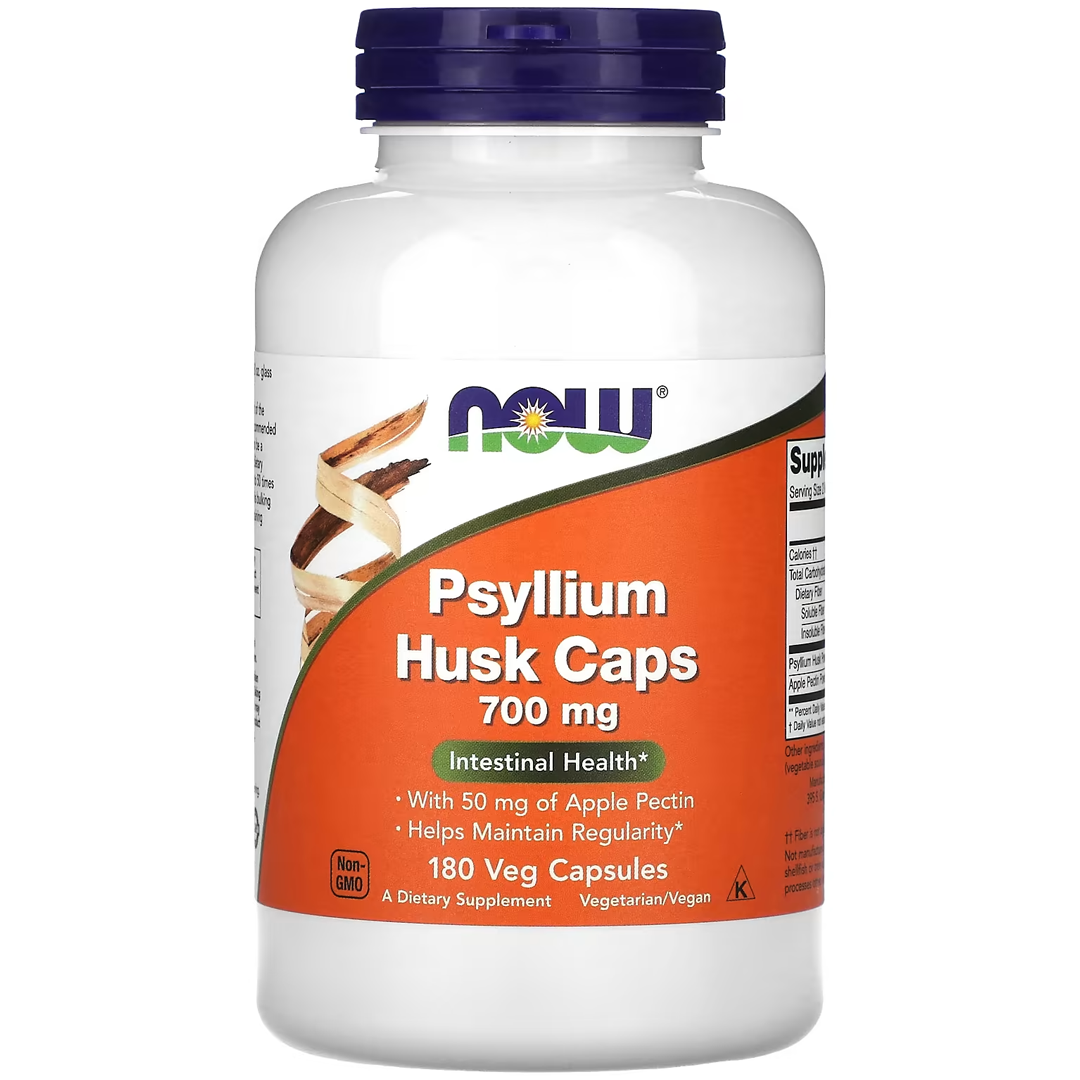 NOW PSYLLIUM HUSK 700 მგ + პექტინი 180 VCAPS