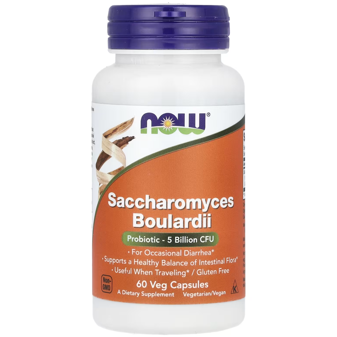 NOW SACCHAROMYCES BOULARDII 60 VCAPS