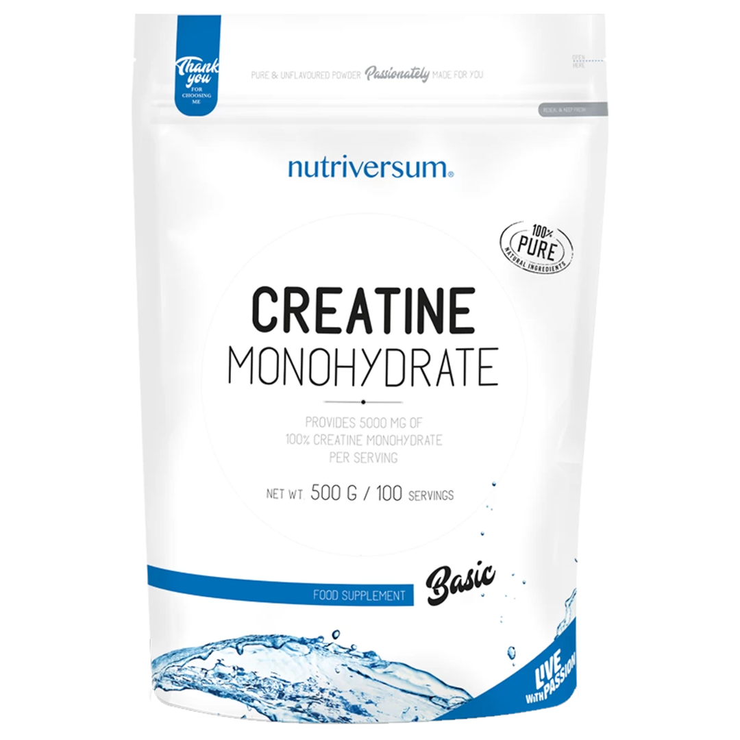 Nutriversum - BASIC - Creatine Monohydrate RUS 500 გ