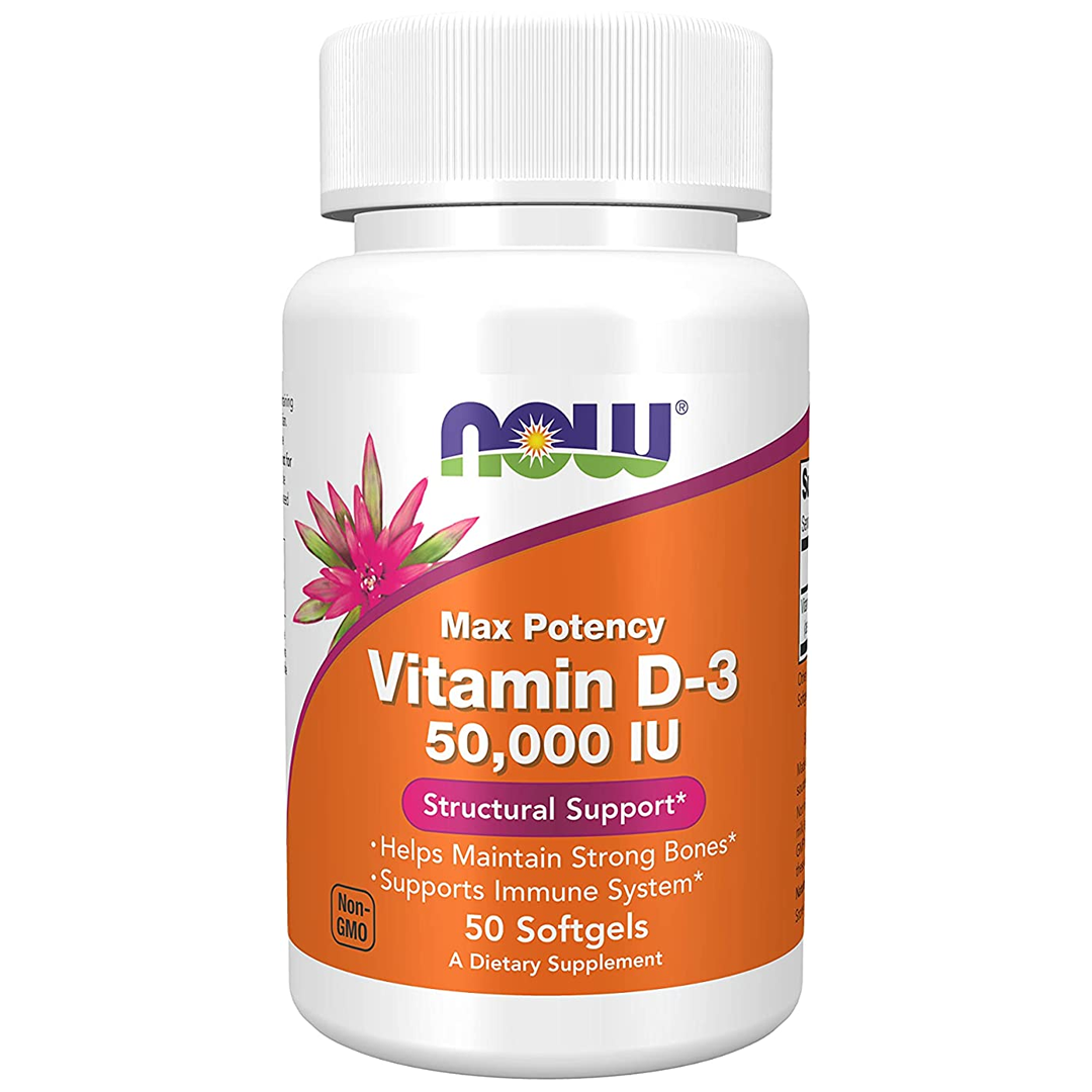 NOW VIT D-3 50,000 IU 50 SGELS