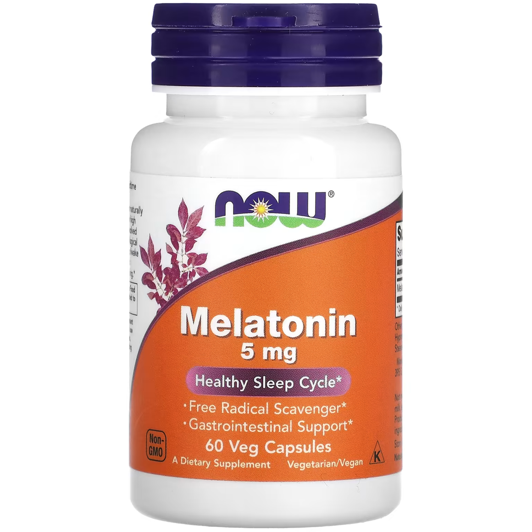NOW MELATONIN 5 მგ 60 VCAPS