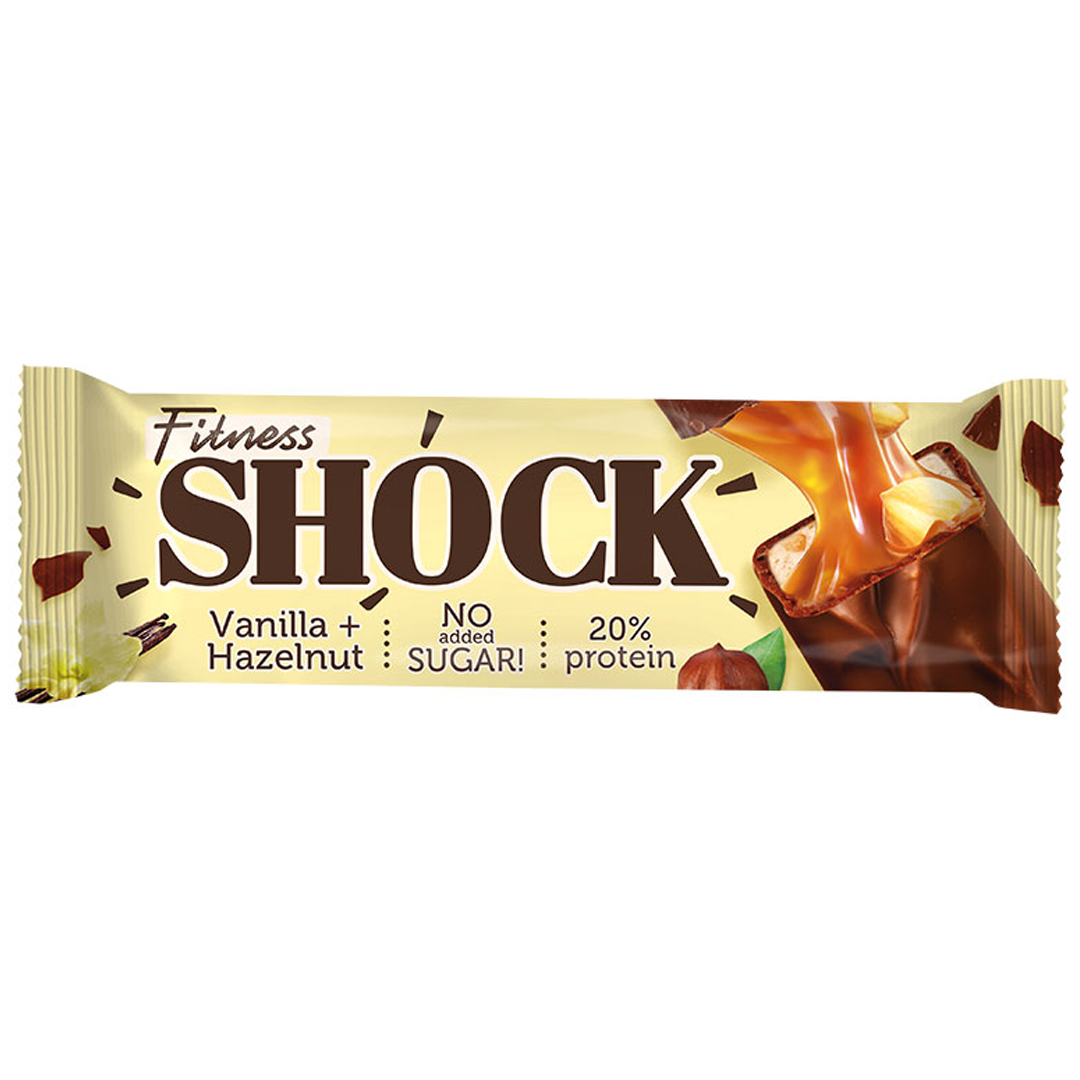 FitnesSHOCK მოჭიქული ფიტნესშოკ ბარი (50გრ)