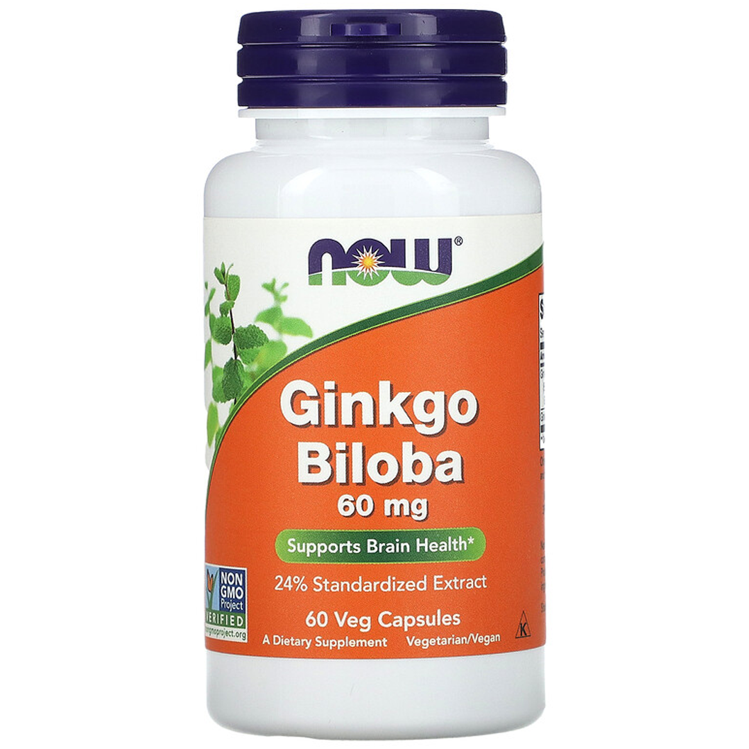 NOW GINKGO BILOBA 60 მგ 60 VCAPS