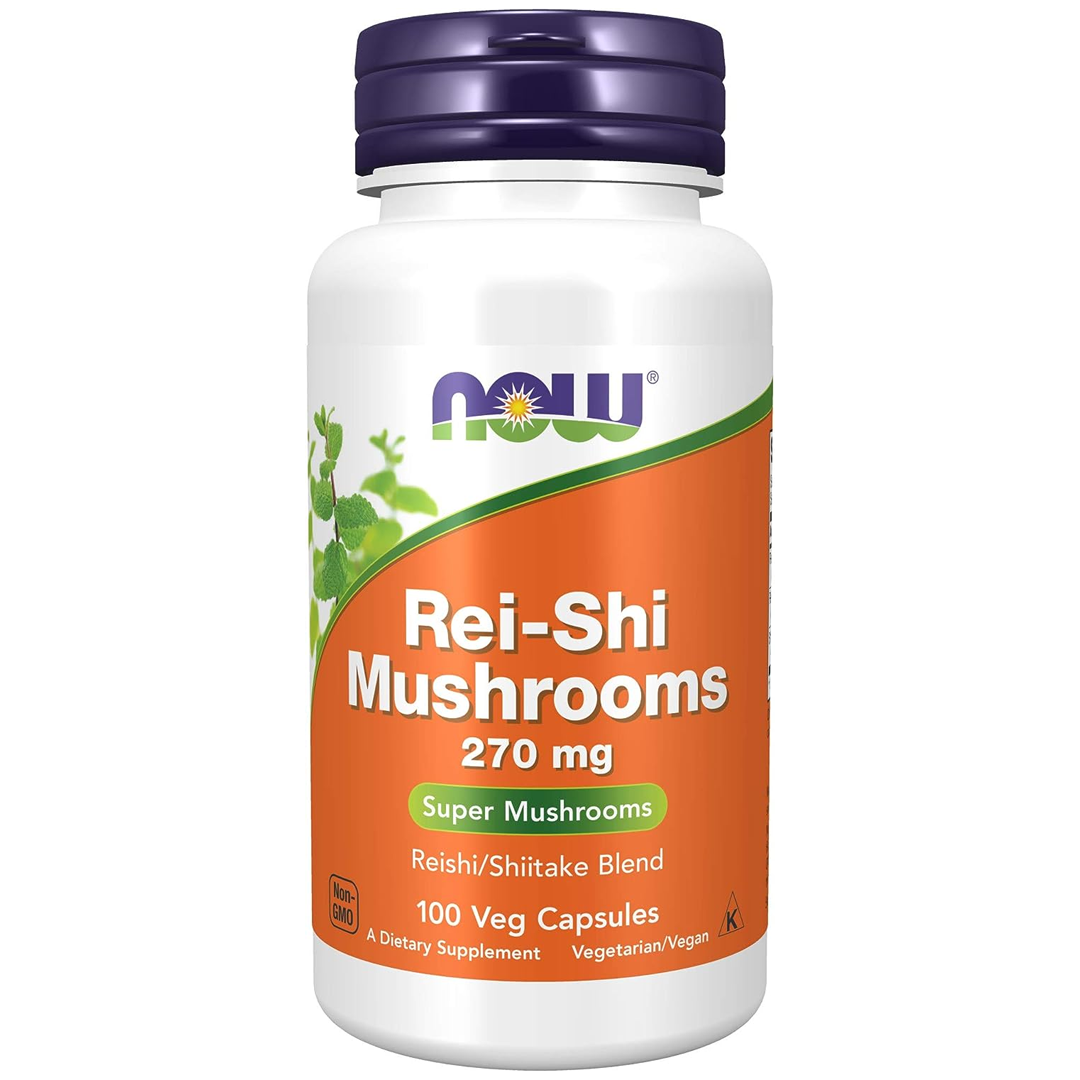 NOW REI-SHI MUSHROOMS 270 მგ 100 VCAPS