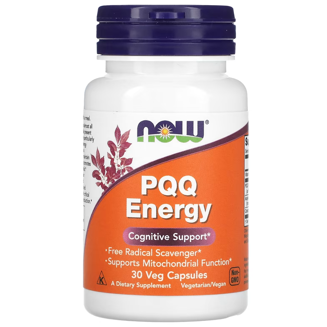 NOW PQQ ENERGY 20MG PLUS 30 VCAPS